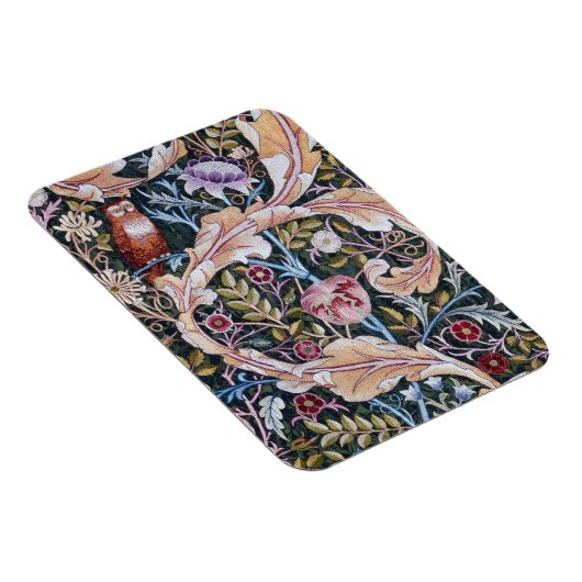 Eule und Blume, William Morris Magnet (Rechte Seite)