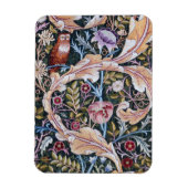 Eule und Blume, William Morris Magnet (Vertikal)