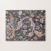 Eule und Blume, William Morris Puzzle (Horizontal)
