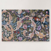 Eule und Blume, William Morris Puzzle (Horizontal)