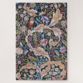 Eule und Blume, William Morris Puzzle (Vertikal)