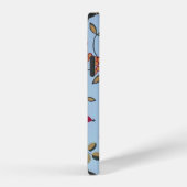 Eule und Blumen, William Morris Case-Mate iPhone Hülle (Rechte Seite)