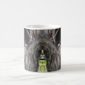 Eule und Kuchen Kaffeetasse (Mittel)