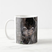 Eule und Kuchen Kaffeetasse (Links)