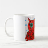 Eule und Mond Kaffeetasse (Links)