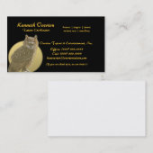 Eule und Vollmond Visitenkarte (Vorne/Hinten)