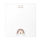 Eule unter dem bibliografischen Editor der Regenbo Notizblock (Vorderseite)