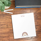 Eule unter dem bibliografischen Editor der Regenbo Notizblock