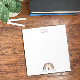 Eule unter dem bibliografischen Editor der Regenbo Notizblock