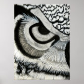 Eule (verlassen) poster (Vorne)