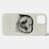 Eule Vintage Case-Mate iPhone Hülle (Rückseite (Horizontal))