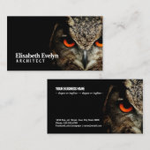 Eule Visitenkarte (Vorne/Hinten)