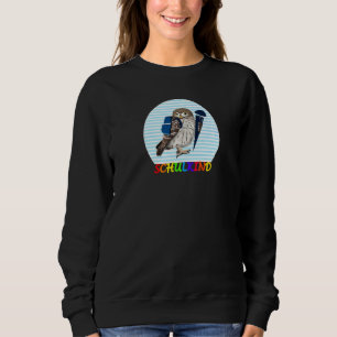 Eule Vogel Erster Schultag Erste Klasse Tier Bi Sweatshirt