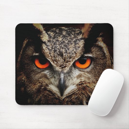 Eule, Vogel, Tier Mousepad (Mit Mouse)