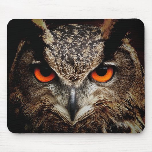 Eule, Vogel, Tier Mousepad (Vorne)