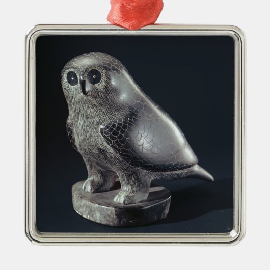 Eule, vom Kap Dorset Ornament Aus Metall (Vorne)