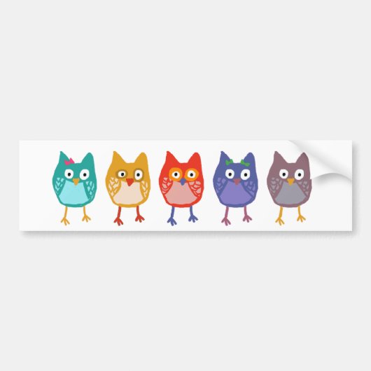 Eule von uns autoaufkleber (Vorne)