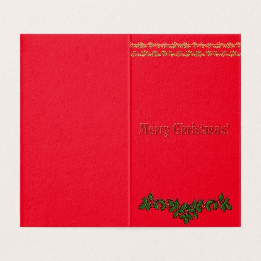 Eule-Weihnachten (Innenseite Aufgefaltet)