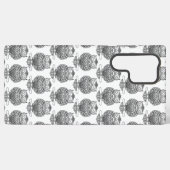 Eule (weiß) - Samsung Case Galaxy Hülle (Rückseite (Horizontal))