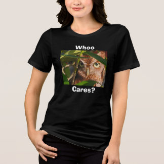 Eule, wen kümmerts Tri-Blend Shirt
