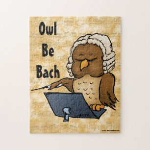 Eule wird Bach Puzzle