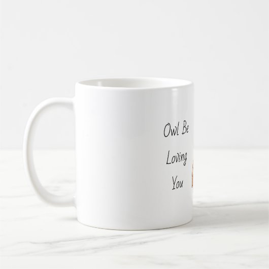 Eule wird dich lieben kaffeetasse (Links)