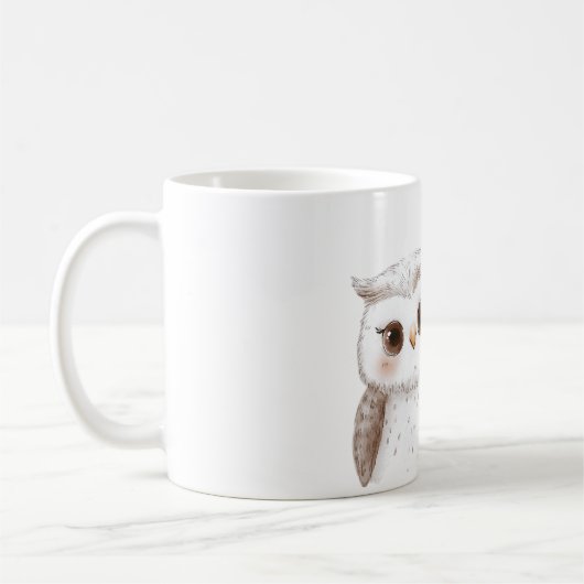 Eule wird dich sehen kaffeetasse (Links)
