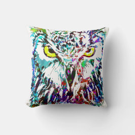 Eule | Zeichnend farbiges Eule | Kissenpilz Kissen