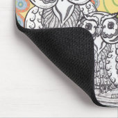 Eulen 03 Mousepad (Ecke)