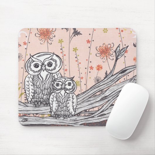 Eulen 15 Mousepad (Mit Mouse)