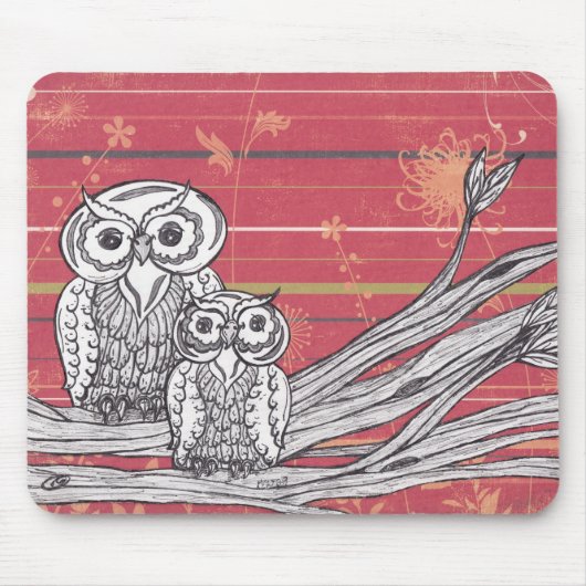 Eulen 17 Mousepad (Vorne)