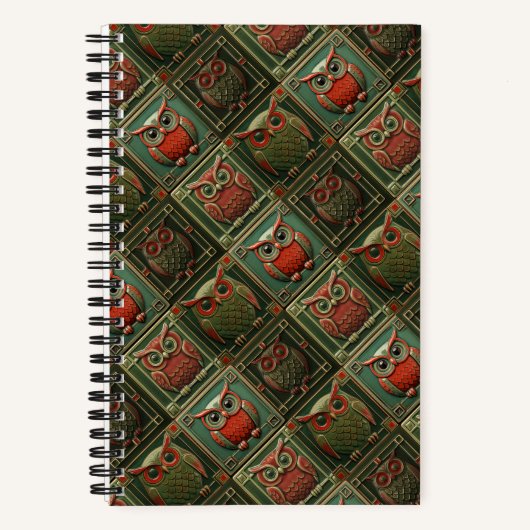 Eulen 2 notizblock (Vorderseite)