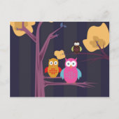 Eulen 3 postkarte (Vorderseite)