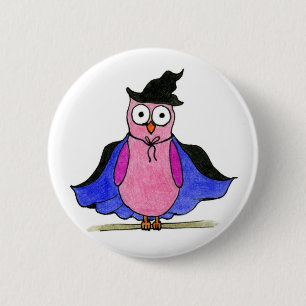 Eulen-Abzeichen Button