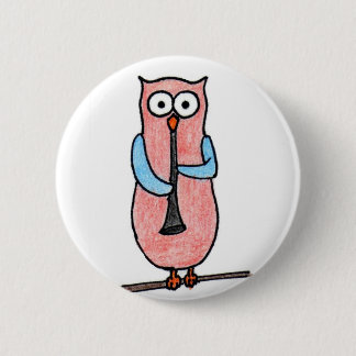 Eulen-Abzeichen Button