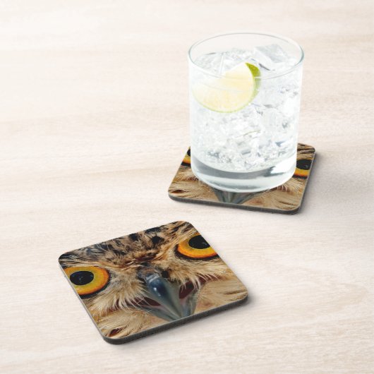 Eulen-Augen Getränkeuntersetzer (Rechte Seite)