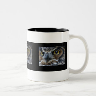 Eulen-Augen Zweifarbige Tasse