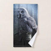 Eulen-Badezimmer-Tuch-Set Badhandtuch Set (Handtuch)