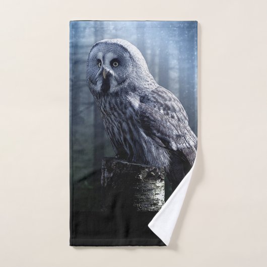 Eulen-Badezimmer-Tuch-Set Badhandtuch Set (Handtuch)