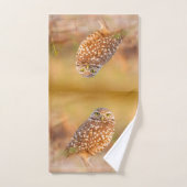 Eulen-Badezimmer-Tuch-Set Badhandtuch Set (Handtuch)