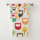 Eulen Badhandtuch Set (Insitu)