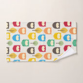 Eulen Badhandtuch Set (Handtuch)