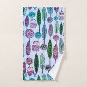 Eulen Badhandtuch Set (Handtuch)