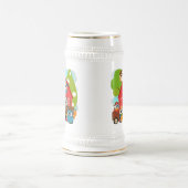 Eulen-Bauern Bierglas (Mittel)