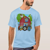 Eulen-Bauern T-Shirt (Vorderseite)