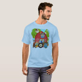 Eulen-Bauern T-Shirt (Vorne ganz)