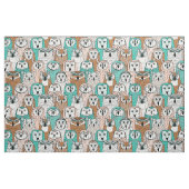 Eulen begrenzt stoff (Fat Quarter (45,7 x 55,9 cm))