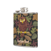 Eulen-Carton-Flasche Flachmann (Links)