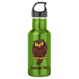 Eulen-Cartoon-Edelstahl-Wasserflasche Edelstahlflasche