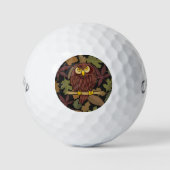 Eulen-Cartoon Golfball (Vorderseite)